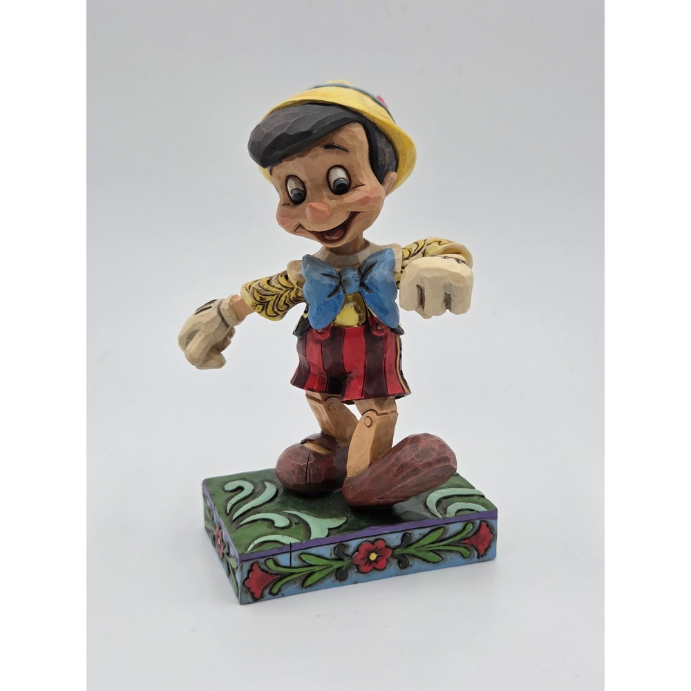 Jim‎ Shore Lively Step Pinocchio Walt Disney Showcase Disney Traditions 4.5"